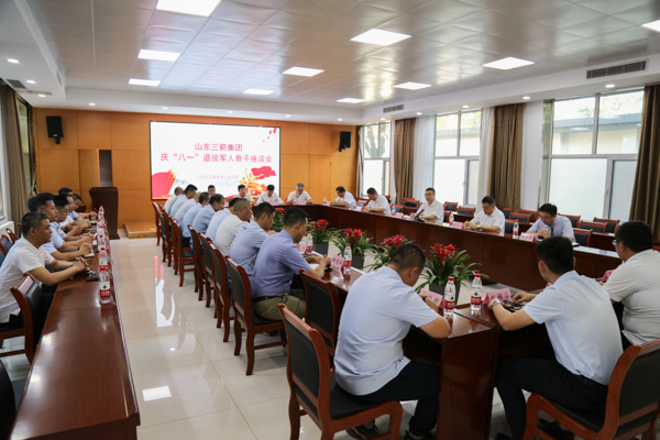 三箭集團(tuán)召開慶?！鞍艘弧苯ㄜ姽?jié)退役軍人骨干座談會(huì)
